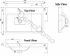 Koupelnová skříňka s umyvadlem s odkapávačem bílá 80x60cm Náhled obrázku produktu 6