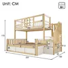 Merax Kinderbett Etagenbett 90/140x200 cm mit Hydraulik Produktbild-Vorschau 10