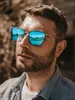 Veyrey Pánské polarizační sluneční brýle pilotky Tickles Náhled obrázku produktu 1
