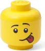 LEGO Mini tête de rangement STORAGE HEAD SILLY 360 ml jaune Voir les images du produit 4