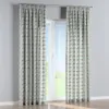 Dekoria Vorhang mit Kräuselband, blau-beige, 130 x 100 cm Produktbild-Vorschau 4