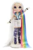 Rainbow Surprise Hair Play Rainbow Doll, Puppe Produktbild-Vorschau 3