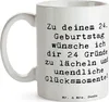 Mr. & Mrs. Panda Kaffeebecher Spruch 24. Geburtstag Glück - Produktbild-Vorschau 3