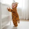 Onesie Kigurumi Romper Schlafanzug Kostüm für Baby Tiger: Produktbild-Vorschau 3