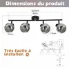 ZMH Plafonnier Industriel 4 Flammes E14 Douille Vintage Voir les images du produit 3