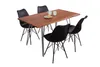 Esstisch Baumkante 120 x 80 cm Akazie massiv nussbaumfarben Produktbild-Vorschau 3
