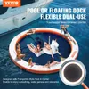 VEVOR Nafukovací plovoucí molo, ø3,04 m dokovací plošina s Náhled obrázku produktu 2