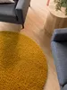 Interiyou Waschbarer Hochflorteppich Sofia Gelb ø 80 cm Produktbild-Vorschau 3