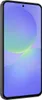 A smartphone with a colorful abstract wallpaper on its screen, shown from a side angle. Produktbild-Vorschau