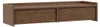 Konsole Japandi mit 2 Schubladen, Dunkles Holzoptik, 105cm Produktbild-Vorschau 1