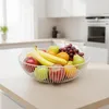 Relaxdays Obstschale Metall, runder Obstkorb, HxD: 8 x 28 Produktbild-Vorschau 2