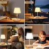 Nachttischlampe, Tischlampe mit USB A+C-Ladeanschlüssen, Produktbild-Vorschau 5