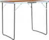 vidaXL Skládací kempingový stůl s kovovým rámem 80 x 60 cm Náhled obrázku produktu 2