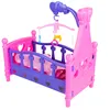 Puppenbett Mit Karussell-Bettdecke Und Kissen Gross Rosa Produktbild-Vorschau 5