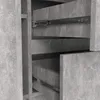 Kommode K100 Beton 101 cm 2 Türen 3 Schubladen 4 Regalböden Produktbild-Vorschau 3