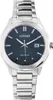 A close-up studio shot of a silver Citizen Eco-Drive watch with a dark gray dial. Produktbild-Vorschau