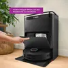 A hand is opening the front flap of a black Bosch robot vacuum charging station to access the dust bag. Anteprima dell’immagine prodotto