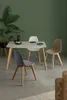 Tisch Michelangelo 120 x 80 x 74 cm MDF Buchenholz Natur Weiß _Natur24 Anteprima dell’immagine prodotto