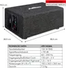 AXTON ATB120QBA Aktiv-Subwoofer Bassreflex Kiste 20 cm Produktbild-Vorschau 7