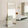 Standspiegel goldfarben 180 cm hochkant Design Arsen-G Produktbild-Vorschau 3