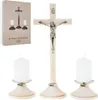 Beiges Weihnachtslieder-Set aus Holz mit Kreuz und Náhľad obrázku produktu 1