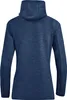 Jako Premium Basics Jas Met Kap Dames - Marine Gemeleerd  | Productafbeelding-voorbeeld 2