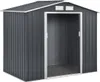 Abri de jardin métal "Vegas" - 2,7 m² - Gris Voir les images du produit 1