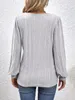 ASKSA Damen Langarmshirt Square Neck Casual Elegant Produktbild-Vorschau 5