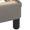 The Living Store Bettgestell mit Kopfteil Taupe 80x200 cm Produktbild-Vorschau 8