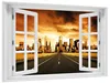 Wallario Wandbild mit Fenster-Illusion: Skyline am Ende der Produktbild-Vorschau 2