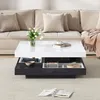 A modern living room scene with a couch and a coffee table. Produktbild-Vorschau