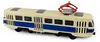 Metaal Tsjechische Retro Tram Blauw 16 Cm Productafbeelding-voorbeeld 1