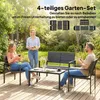Outsunny tuinmeubelset, zithoek voor 4 personen, tuinlounge Productafbeelding-voorbeeld 7