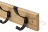 5Five Garderobe fur Wand/Wand - hellbraun/schwarz - 6x Produktbild-Vorschau 2