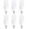 Six white LED light bulbs arranged in two rows of three against a white background. Produktbild-Vorschau