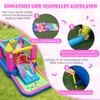 COSTWAY Hüpfburg mit Rutsche, Sprungbereich, Bällebad, Produktbild-Vorschau 8