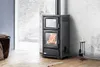 Kaminofen mit Backfach Teba TS 16 Mehrfachbelegung Holzofen Produktbild-Vorschau 3