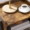 Hoppa! | Beistelltisch | Schwarz - Holz - 46 x 35 x 52 cm Produktbild-Vorschau 4