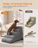 FEANDREA Hundetreppe 5 Stufen Rutschfeste Hunderampe für Produktbild-Vorschau 3