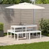 The Living Store Table de pique-nique 160x134x75 cm pin Voir les images du produit 4