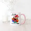 It's Fine I'm Fine Tasse Rosa Lustiges Huhn Stress Humor Produktbild-Vorschau 4