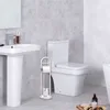 Toilettenpapierhalter EGON mit Bürstenhalter, weiß - Produktbild-Vorschau 2