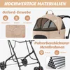 COSTWAY kočárek pro psy 3 v 1, kočárek pro psy 2 patra s Náhled obrázku produktu 7