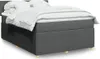 Eleganten-Stil Boxspringbett mit Matratze Dunkelgrau Produktbild-Vorschau 1