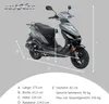 LuXXon Motorroller Prime 2, 50 ccm, 45 km/h, Euro 5, 10 Produktbild-Vorschau 7