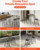 SucceBuy tavolo da bar 600 x 600 x 1000 mm, tavolo da Anteprima dell’immagine prodotto 6