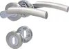 Alpertec Rosettengarnitur Solid 7 Edelstahl silber rund Produktbild-Vorschau 2