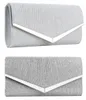 Sac de soirée élégant pour dames avec paillettes, argent, Voir les images du produit 13
