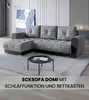 BroMARKT Ecksofa DOMI Schlaffunktion Bettkasten L-Form Produktbild-Vorschau 2