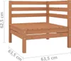 The Living Store 2-Sitzer-Gartensofa Honigbraun Massivholz Produktbild-Vorschau 7